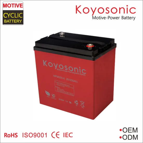 Factory Direct 6V 240ah Deep Cycle Battery Floor Cleaning Machine Battery with Wholesale Price 