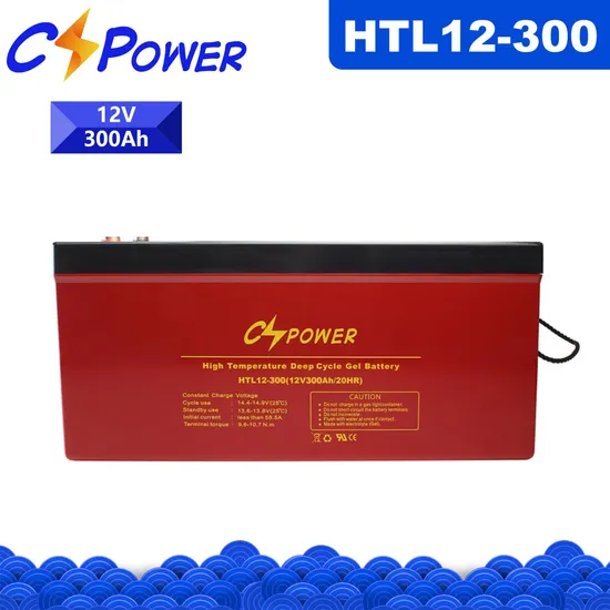 Cspower 12V300ah Deep Cycle Gel Battery for Floor Sweepers/ Scrubbers/Commercial Cleaning Machines 