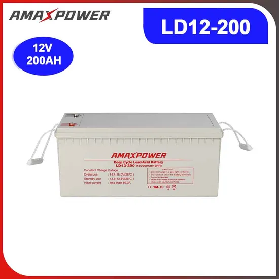 Amaxpower12V 200ah Solar System Deep Cycle AGM Sealed Lead Acid Battery for Bus/ Sweeper/Floor Cleaning Machines Vs Jyc 