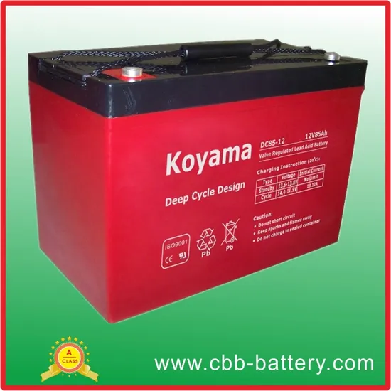 12V 85ah Deep Cycle AGM Battery for RV (Recreational Vehicle) 